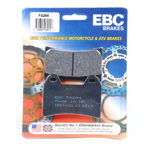 EBC - Front brake pads (FA244) - Aprilia BMW Ducati KTM Husqvarna Moto Guzzi