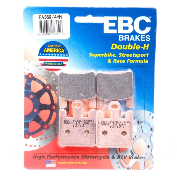 EBC - Double-H Superbike Brake Pad Sintered Metal - FRONT (FA369/4HH)