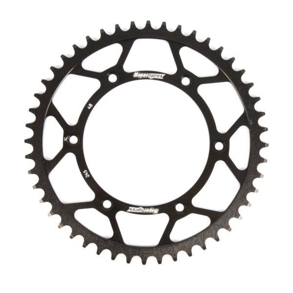 Supersprox-SPROCKET 48 Rear Yamaha Black SUPERSPROX RFE-245-48-BLK