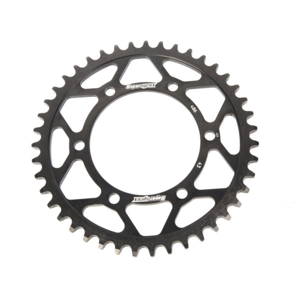 Supersprox-SPROCKET 43 Rear KAWA Black SUPERSPROX RFE-486-43-BLK