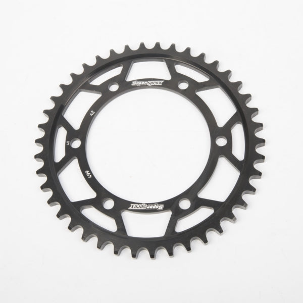 Supersprox-SPROCKET 42 Rear Suzuki Black SUPERSPROX RFE-499-42-BLK