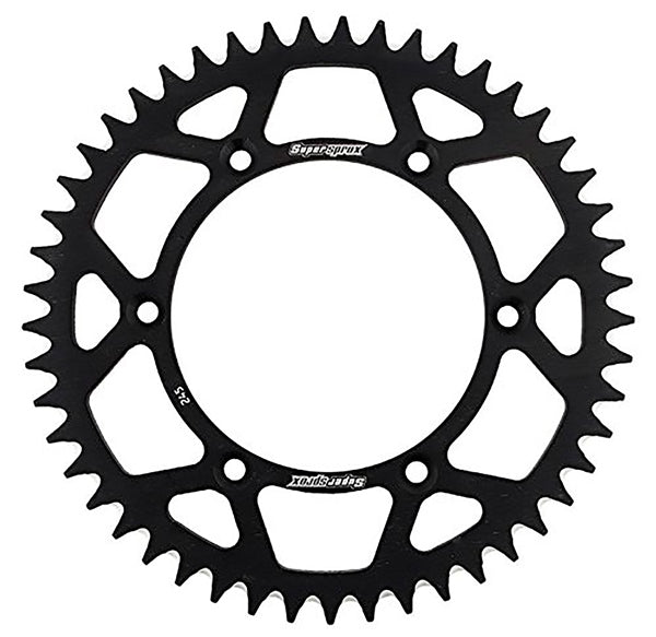 Supersprox-SPROCKET 51 Rear KAWA Black SUPERSPROX RAL-457-51-BLK