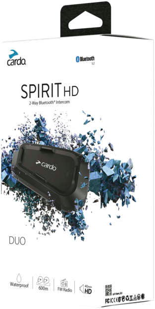 Cardo Spirit Bluetooth Intercom - Duo Pack