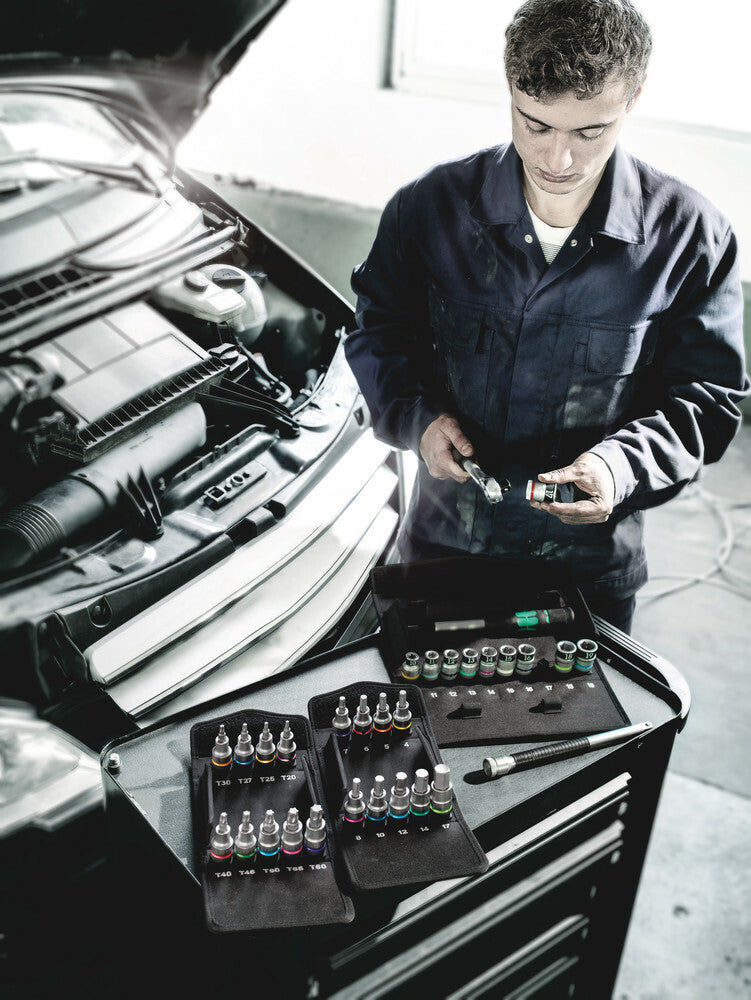 Wera Tools - 8790 Hmc Hf 1 Zyklop Socket Set With 1/2" Drive Socket With Holding Function 10Pcs - 05004203001