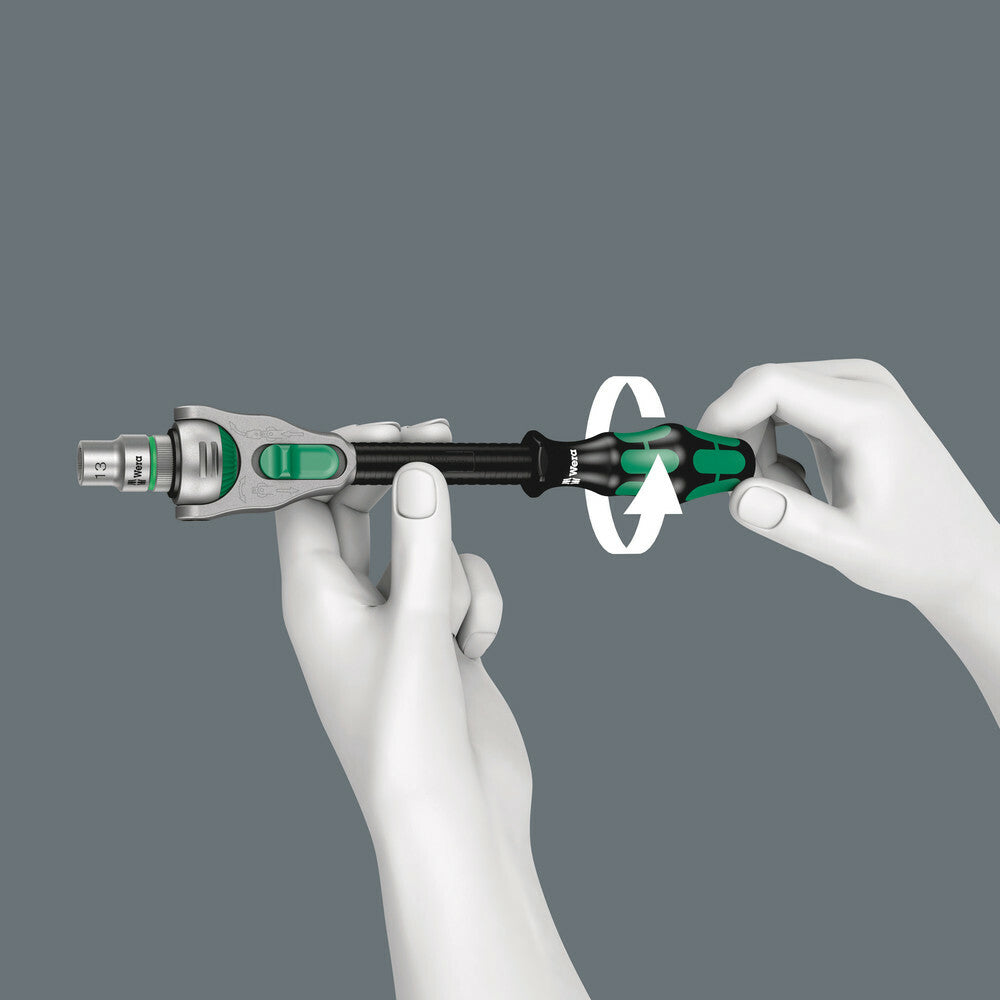 Wera Tools - Kraftform Kompakt Zyklop 1/4" Zyklop 1/4 Dr. Ratchet Set 26 Pcs. - 05051045001