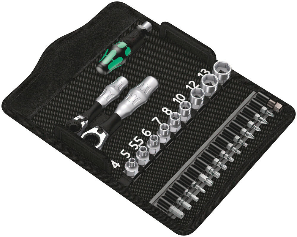 Wera Tools - Kraftform Kompakt Zyklop Mini 2 Zyklop Mini Ratchet Set 22 Pcs. - 05135918001