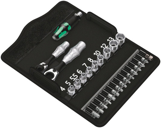 Wera Tools - Kraftform Kompakt Zyklop Mini 2 Zyklop Mini Ratchet Set 22 Pcs. - 05135918001