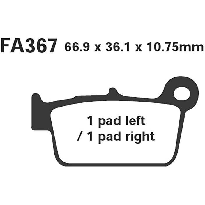 EBC - Brake Pads (FA367/2X)