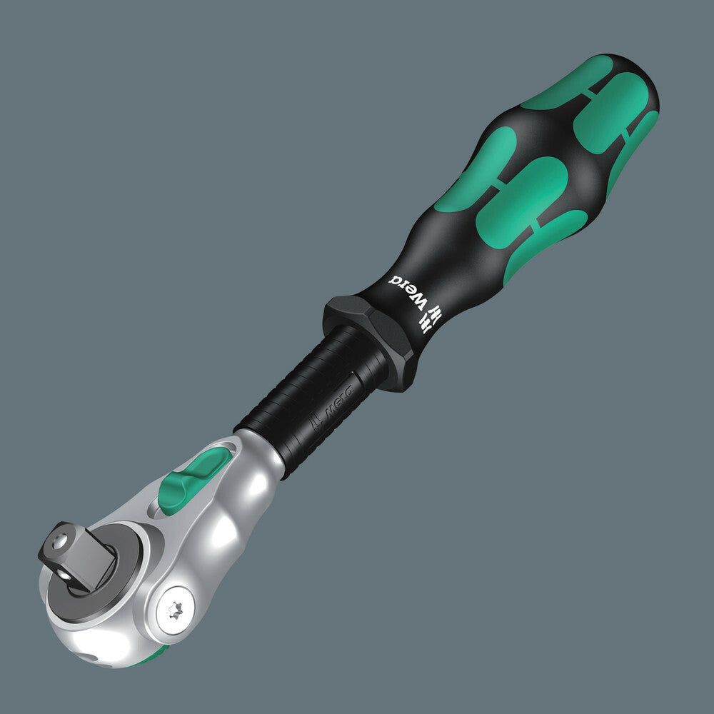 Wera Tools - Kraftform Kompakt Zyklop Ms1 Metal/Speed 1/4 Zyklop 1/4 Dr. Ratchet Set 8Pcs - 05135949001