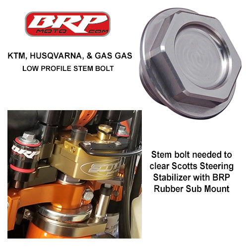BRP - Low Profile Stem Bolt for KTM, HUSQ