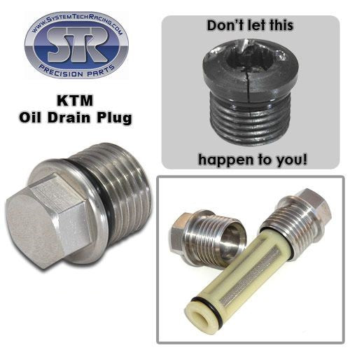 System Tech Racing - Oil Drain Plug for ALL KTM 250-525cc RFS Engines