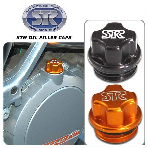 System Tech Racing - Oil Filler Cap for ALL KTM 65cc-530cc 2T&4T