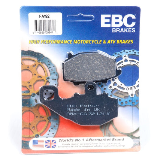 EBC - “X” Series Moto-X Sport & Enduro Brake Pad Organic - REAR (FA192)