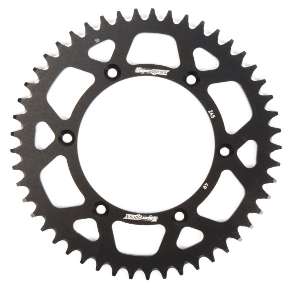 Supersprox-SPROCKET 49 Rear Yamaha Black SUPERSPROX RAL-245-49-BLK