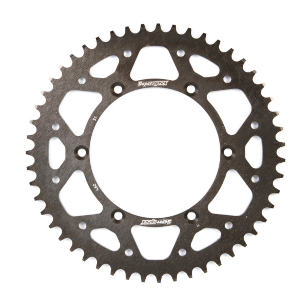 Supersprox-SPROCKET 51 Rear KAWA Black SUPERSPROX RFE-460-51-BLK