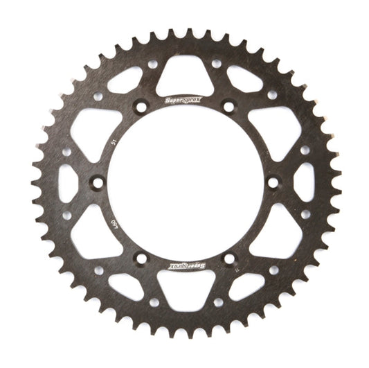 Supersprox-SPROCKET 51 Rear KAWA Black SUPERSPROX RFE-460-51-BLK