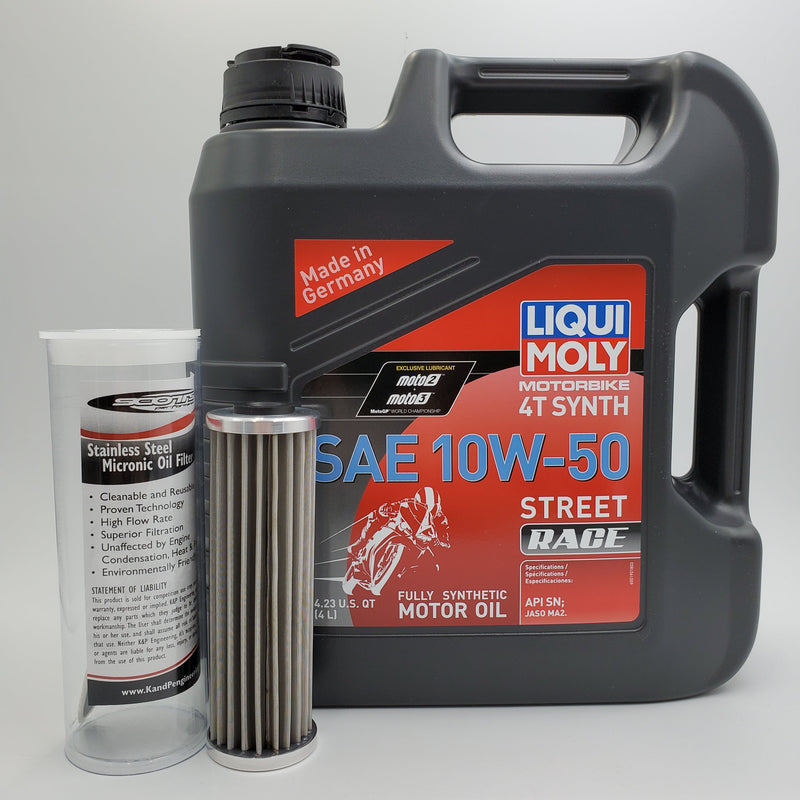 LiquiMoly Engine Oil Change Kit for KTM 790 / 890 / 950/ 990/ 1050/ 1090/ 1190/ 1290