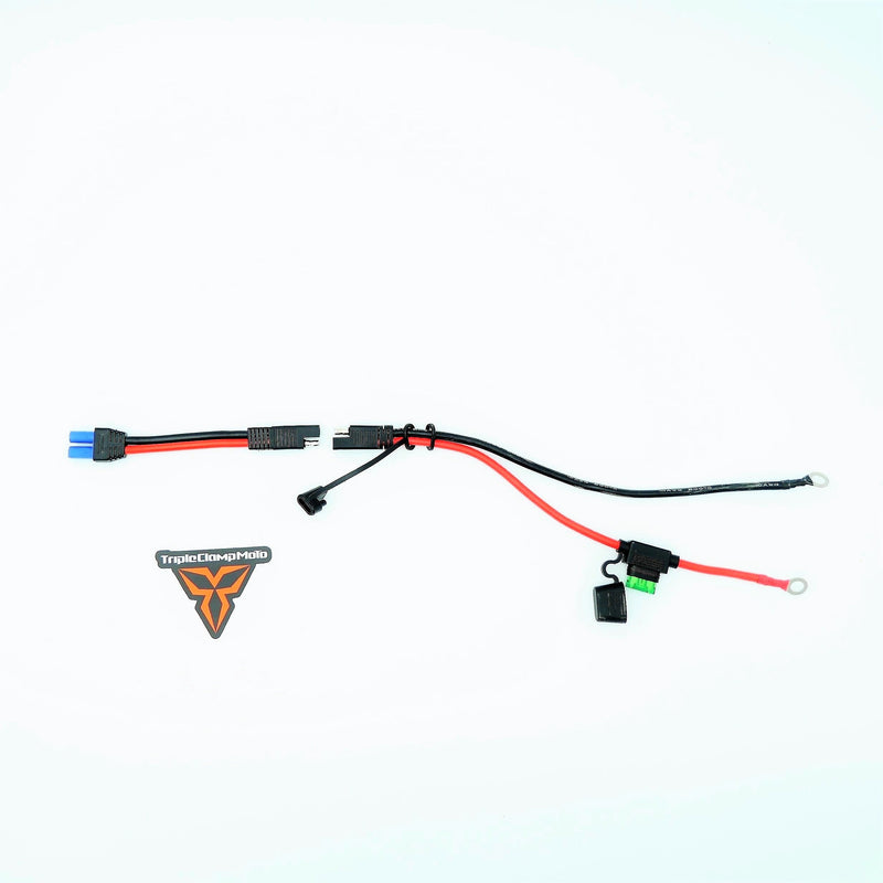 Heavy Duty Battery Harness to Jump Start and Charge