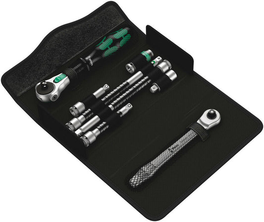 Wera Tools - Kraftform Kompakt Zyklop Ms1 Metal/Speed 1/4 Zyklop 1/4 Dr. Ratchet Set 8Pcs - 05135949001