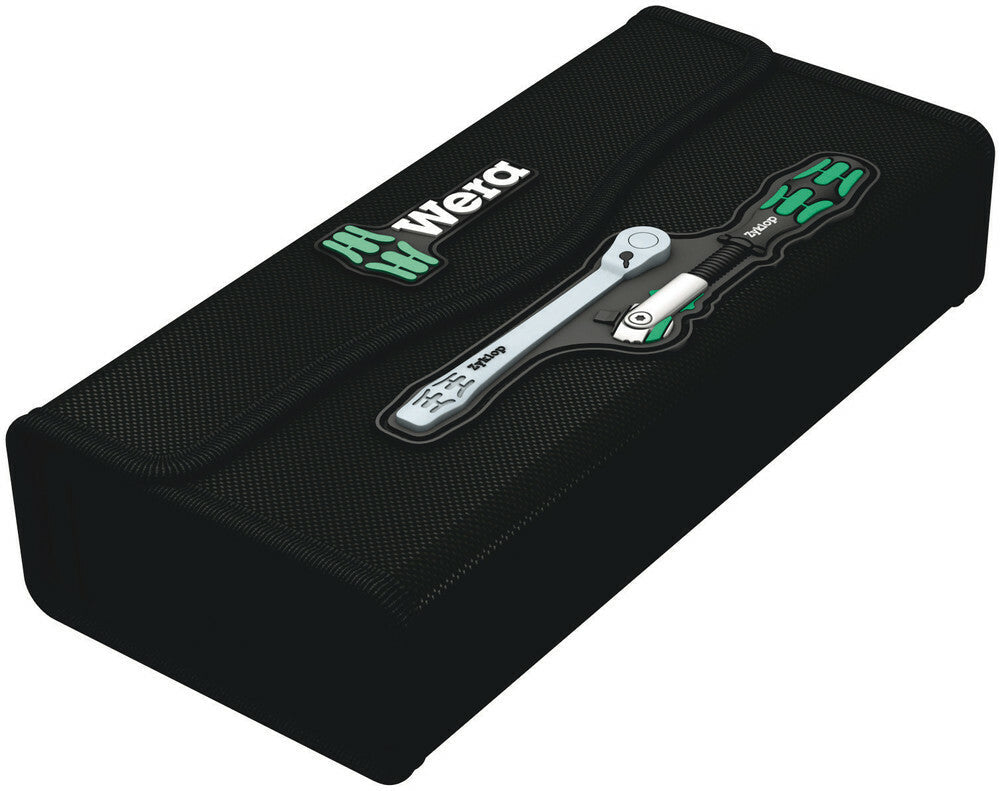 Wera Tools - Kraftform Kompakt Zyklop Ms1 Metal/Speed 1/4 Zyklop 1/4 Dr. Ratchet Set 8Pcs - 05135949001